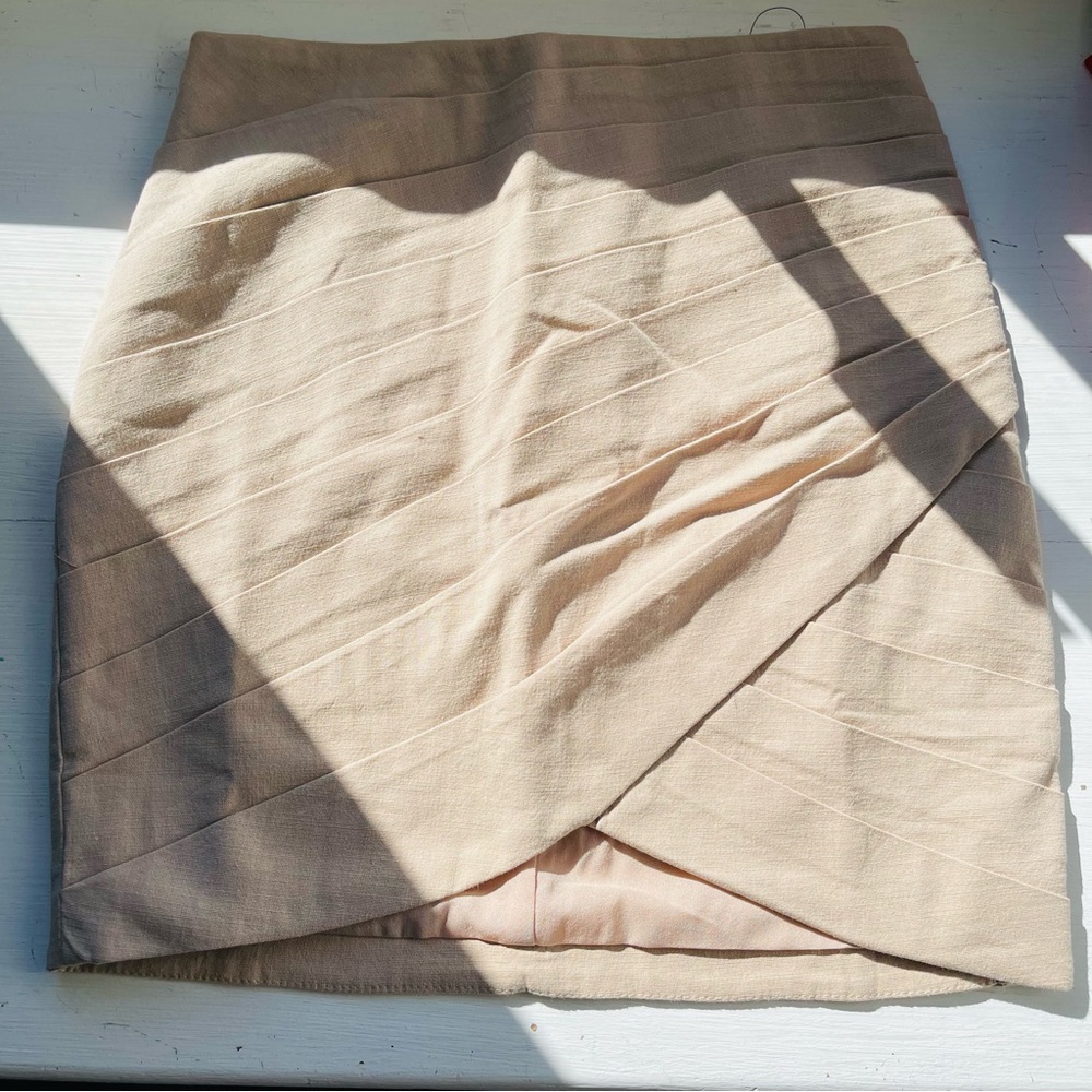 Elegant Tan Tulip Women's Skirt